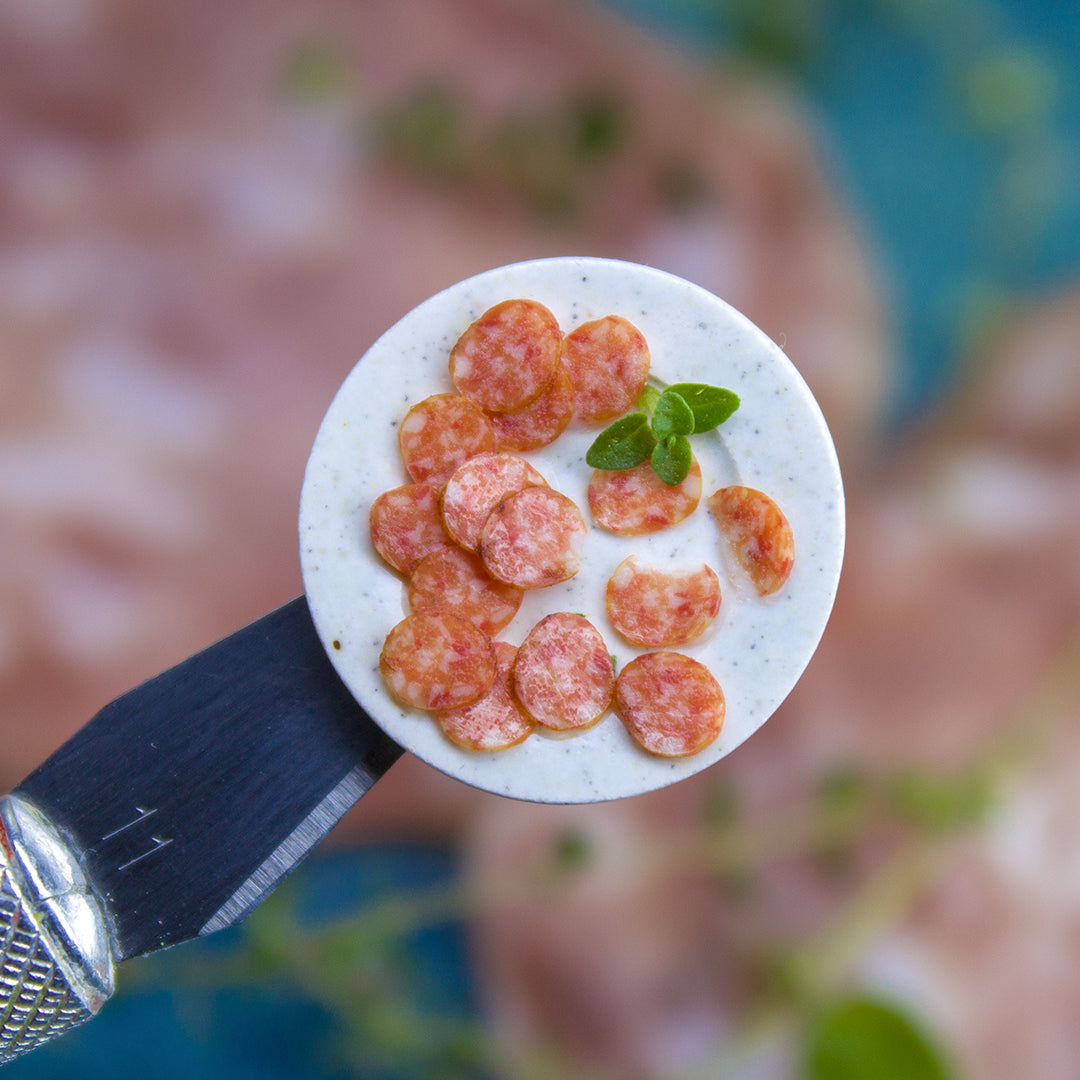 TUTORIAL Miniature salami cane with polymer clay | PDF + video