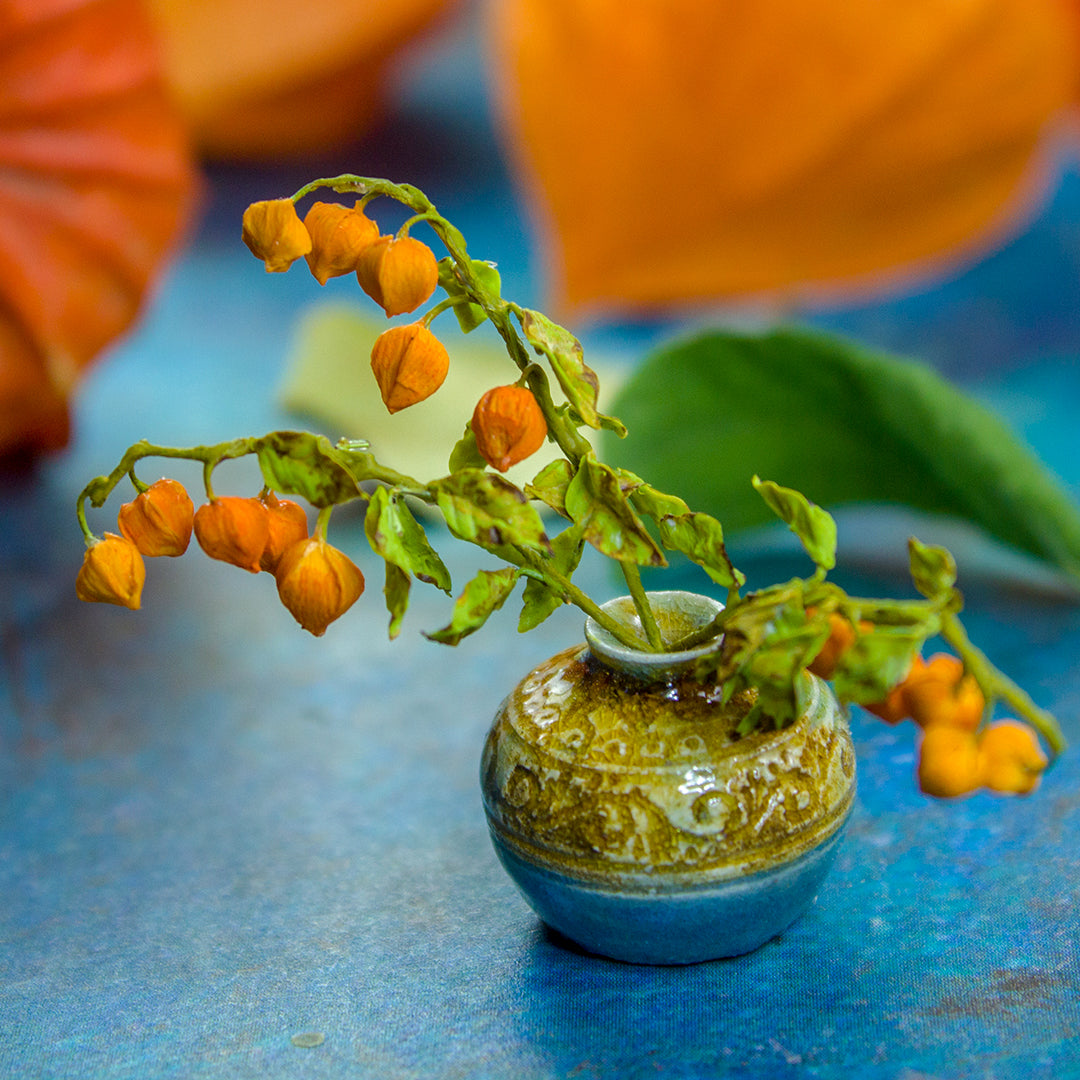 TUTORIAL Miniature physalis with air dry clay | PDF + video