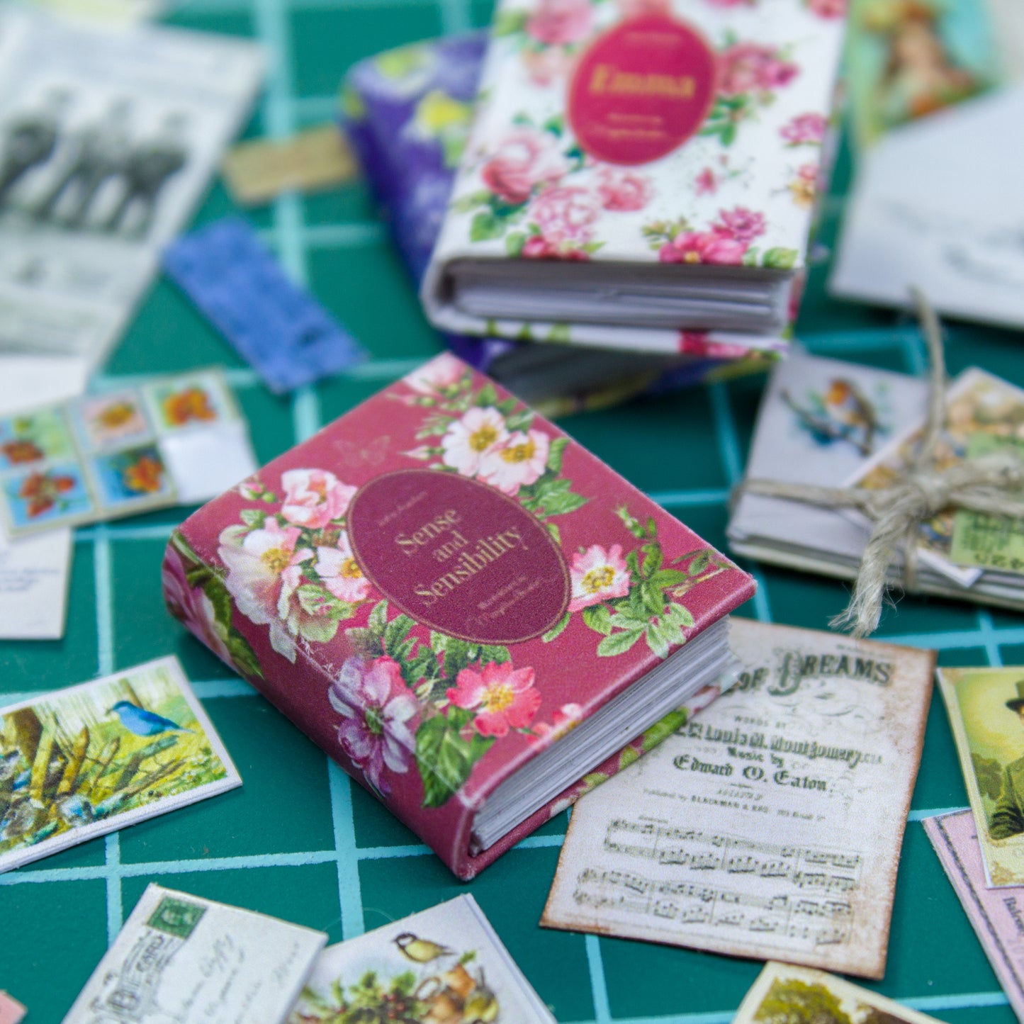 TEMPLATE 3 miniature books for dollhouse decoration part 2 | PDF