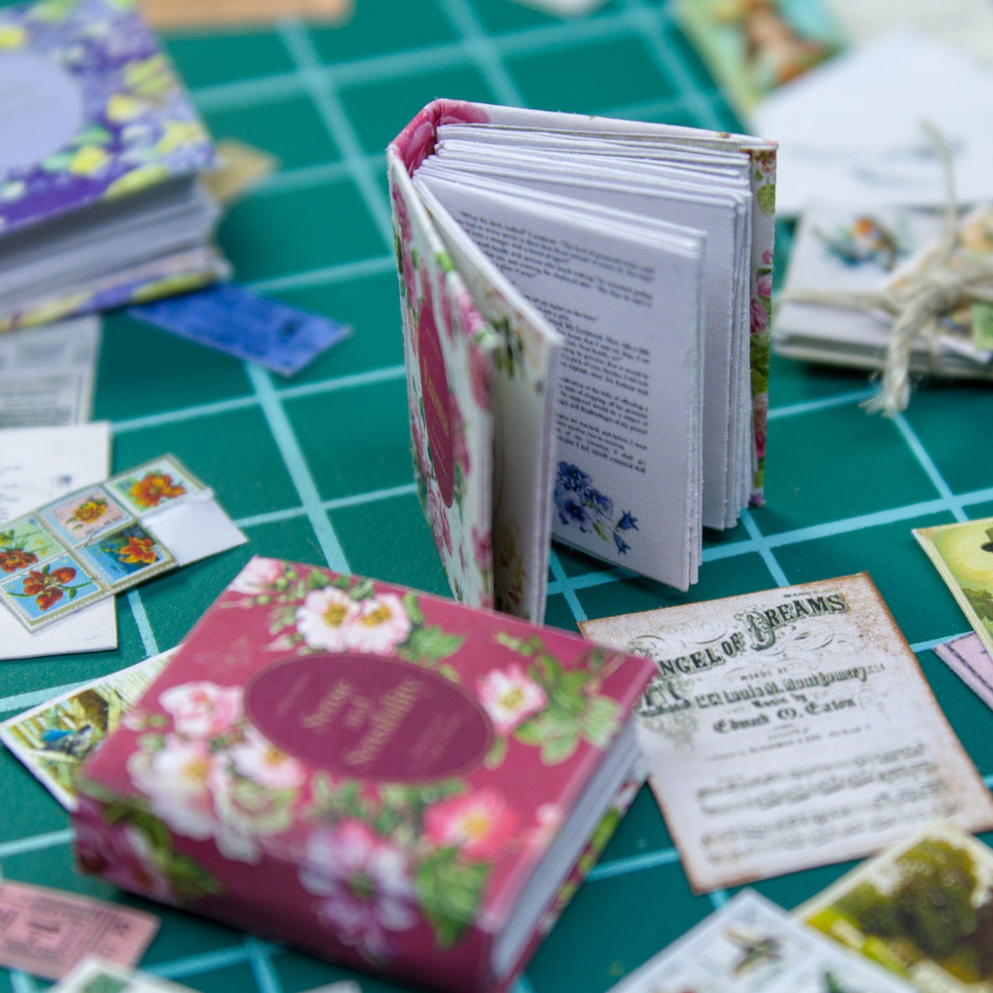TEMPLATE 3 miniature books for dollhouse decoration part 2 | PDF