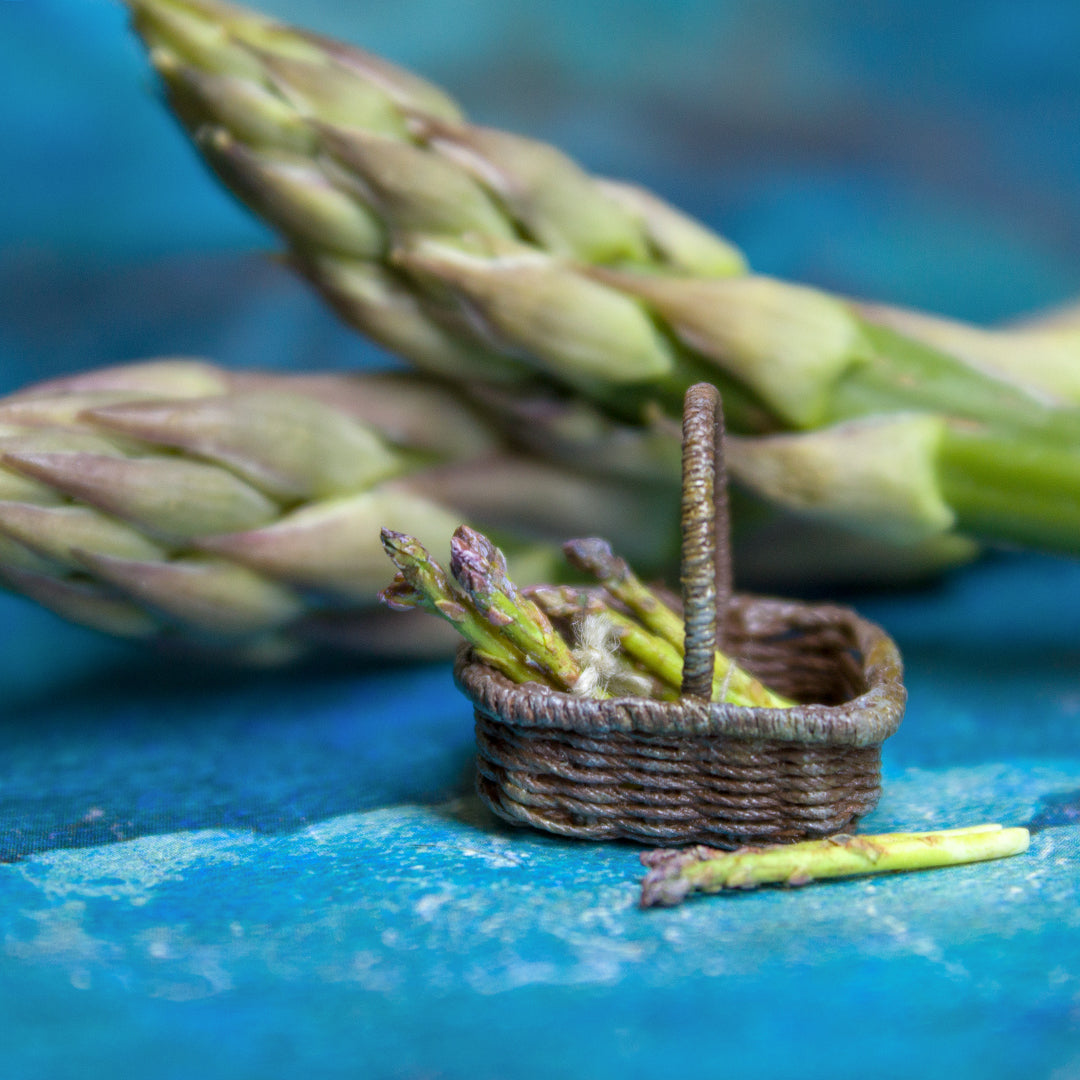 TUTORIAL Miniature asparagus with polymer clay | PDF + video