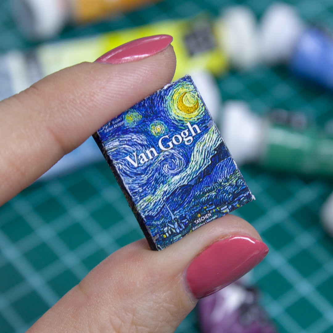 TEMPLATE Miniature book Vincent Van Gogh paintings | PDF