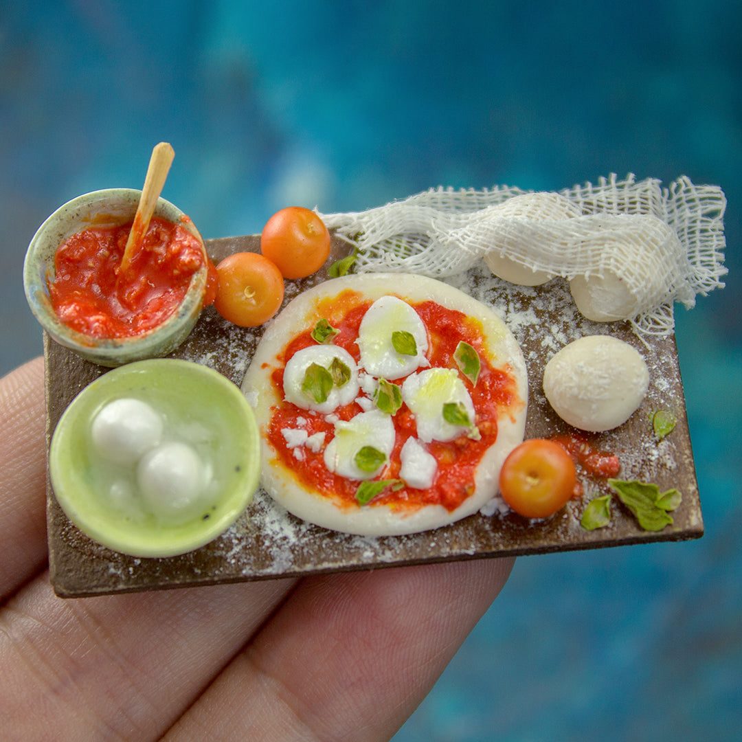 TUTORIAL Miniature pizza making set | PDF + video