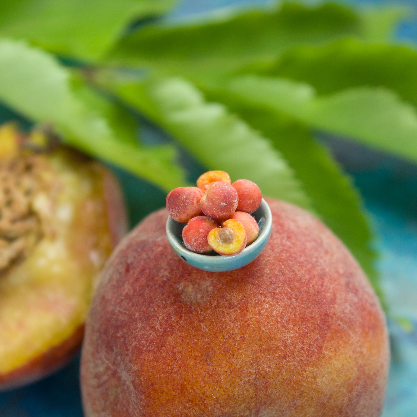 TUTORIAL Miniature peaches with polymer clay | PDF + video