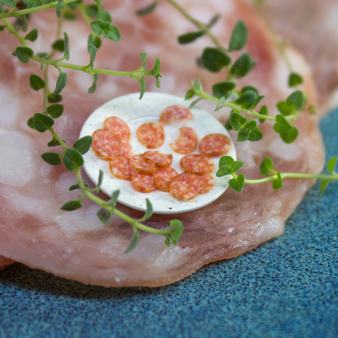 TUTORIAL Miniature salami cane with polymer clay | PDF + video