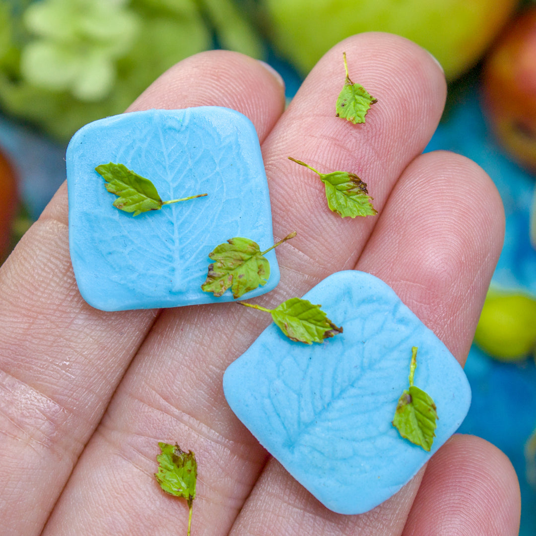TUTORIAL Miniature autumn leaves with air dry clay | PDF + video