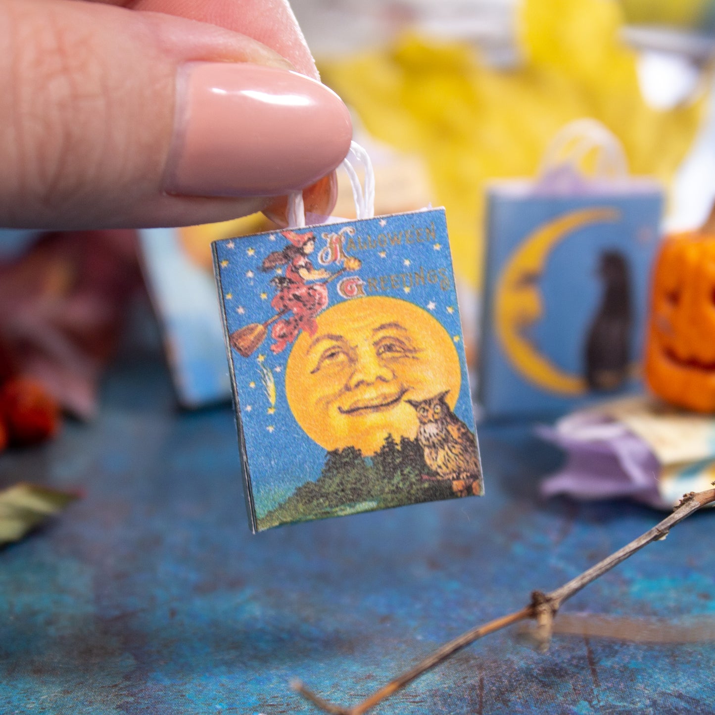 TEMPLATE Miniature Halloween bags | PDF