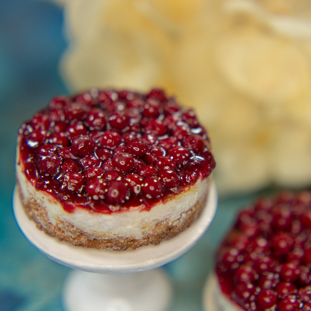 TUTORIAL Miniature cherry cheesecake with polymer clay | PDF + video