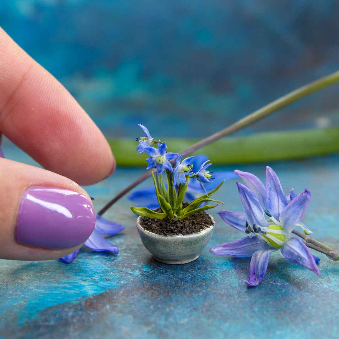TUTORIAL Miniature wood squill with air dry clay | PDF + video