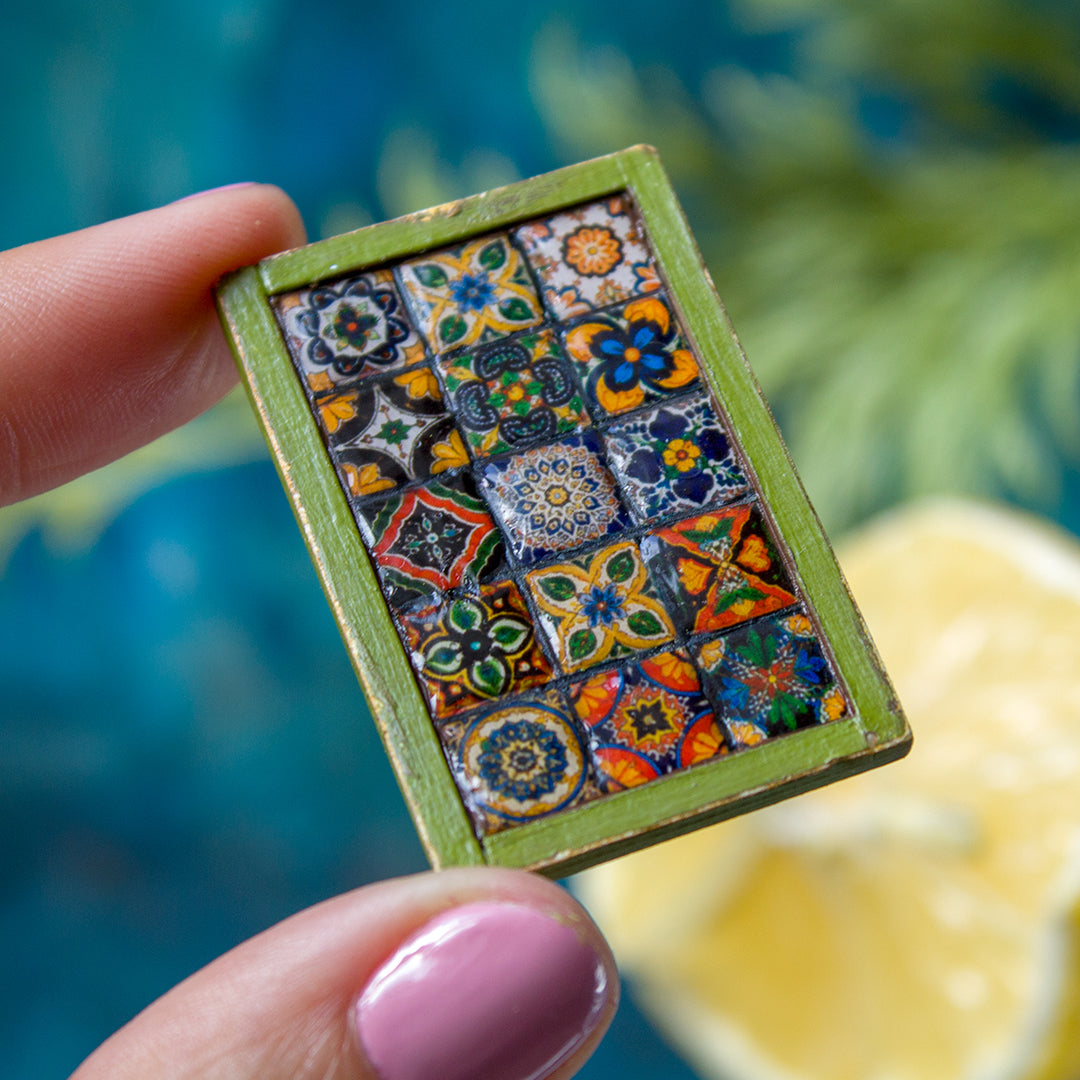 TEMPLATE Miniature ceramic tile sheet in 1:12 scale | PDF