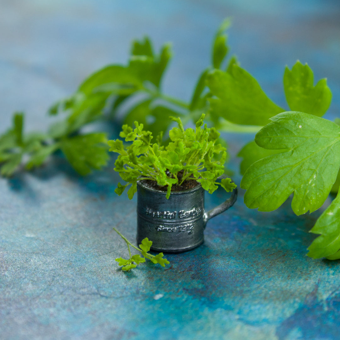 TUTORIAL Miniature parsley with air dry clay | PDF + video