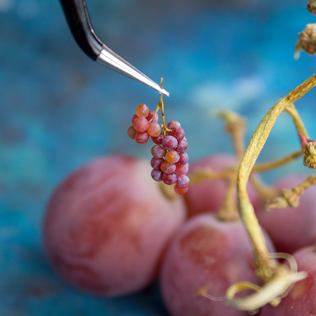 TUTORIAL Miniature red grape with polymer clay for 1:12 scale dollhouse | PDF + video