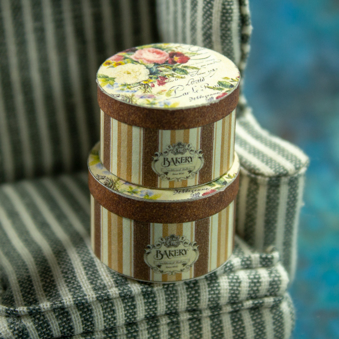 TEMPLATE Miniature hat cake boxes for 1:12 scale dollhouse | PDF - Rina Vellichor