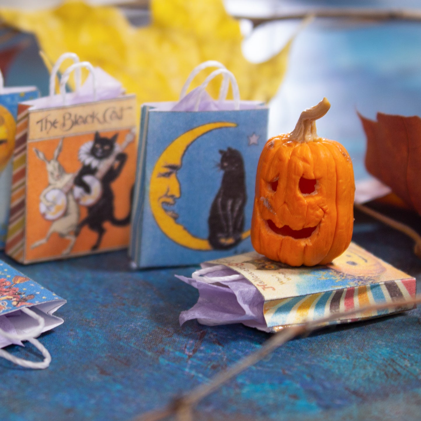 TEMPLATE Miniature Halloween bags | PDF