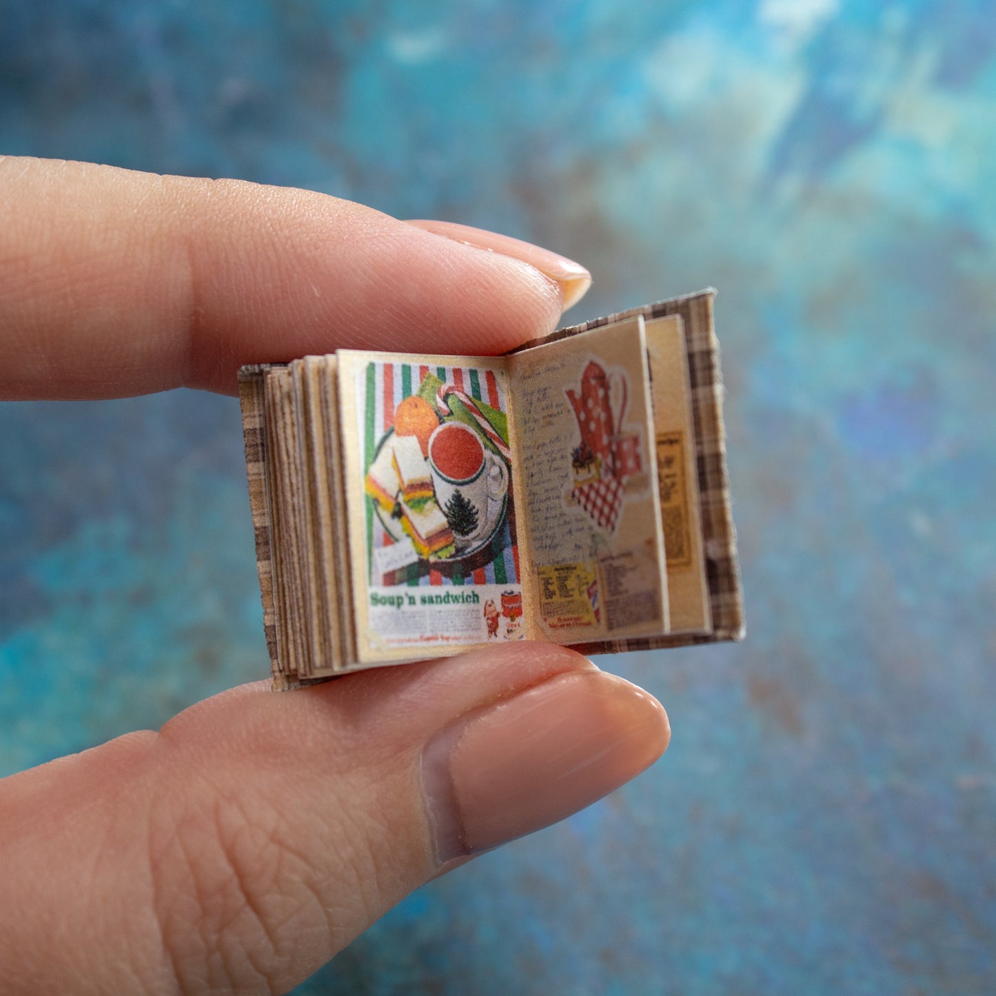 TEMPLATE Miniature retro recipe book | PDF