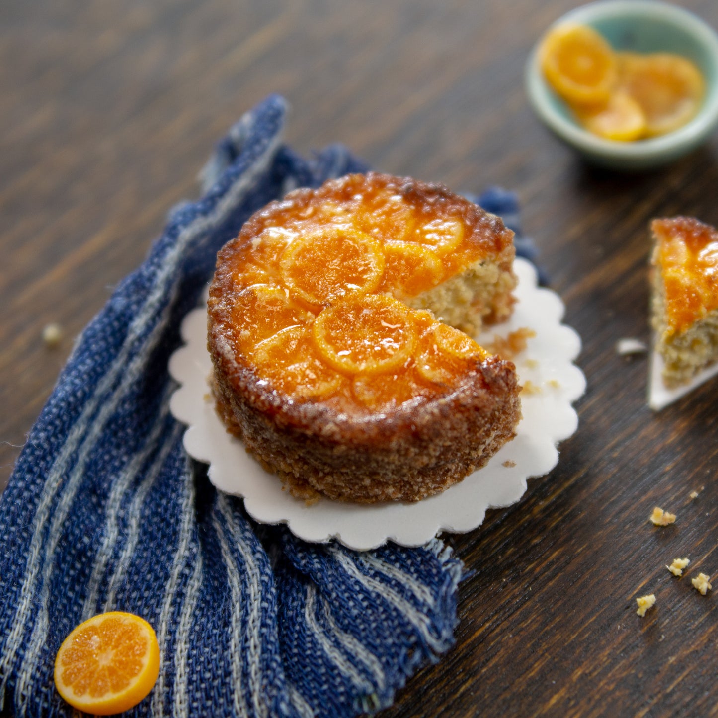TUTORIAL Miniature polymer clay orange cake for 1:12 scale dollhouse | PDF + video