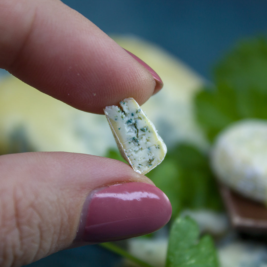 TUTORIAL Miniature blue cheese with polymer clay | PDF + video