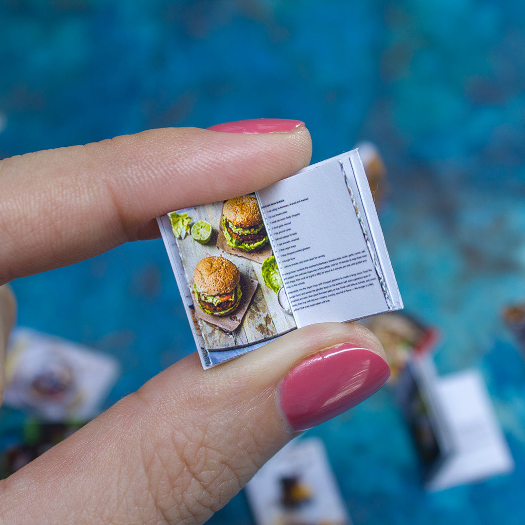 TEMPLATE 11pcs Miniature cooking booklets on A4 sheet | PDF