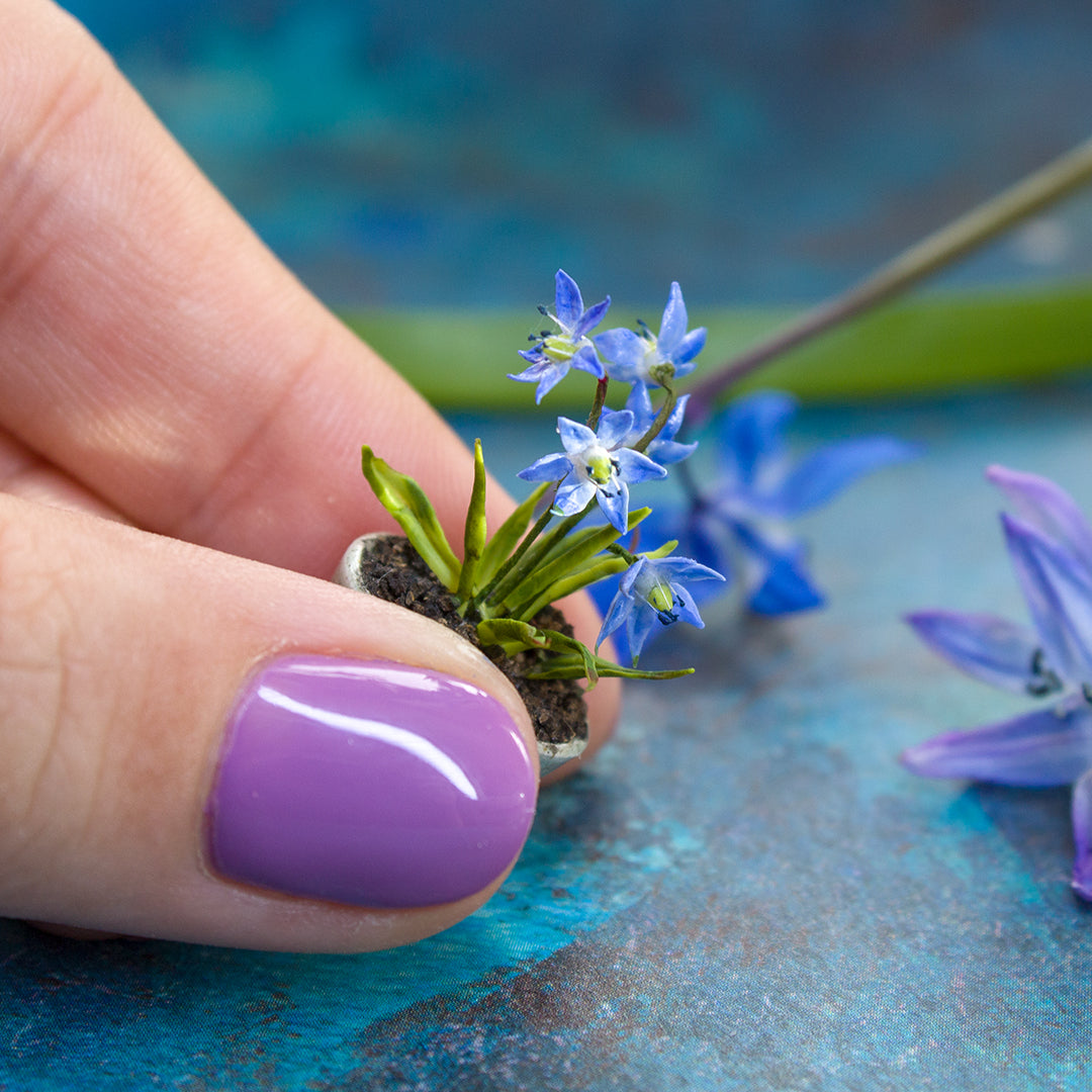 TUTORIAL Miniature wood squill with air dry clay | PDF + video