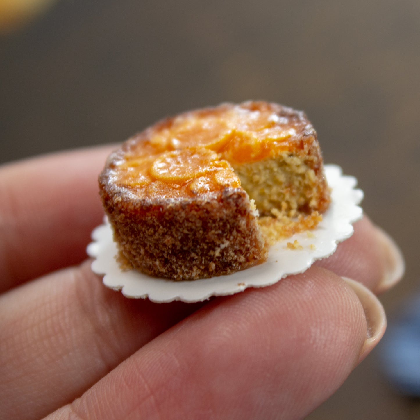 TUTORIAL Miniature polymer clay orange cake for 1:12 scale dollhouse | PDF + video