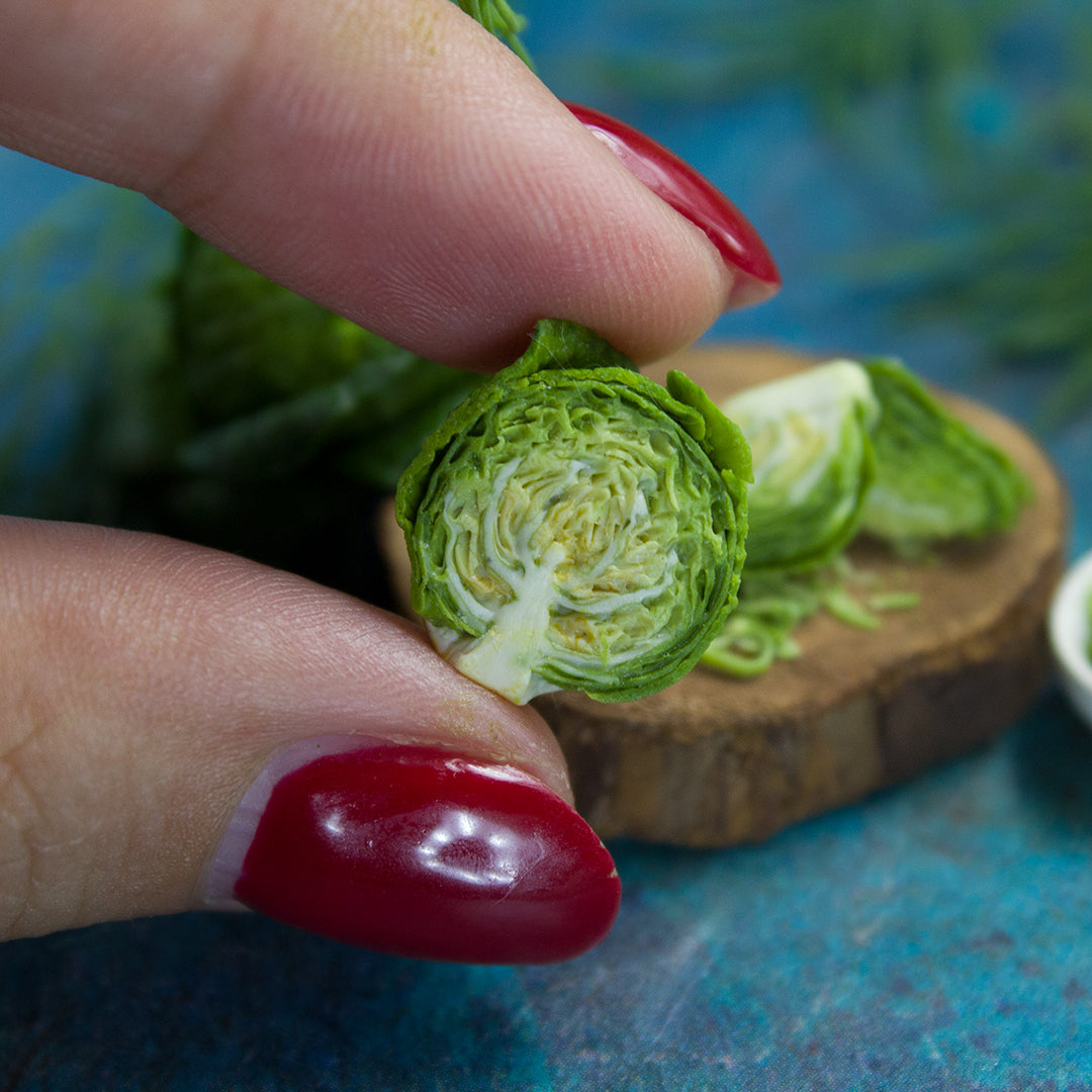 TUTORIAL Miniature cabbage cane with polymer clay | PDF + video