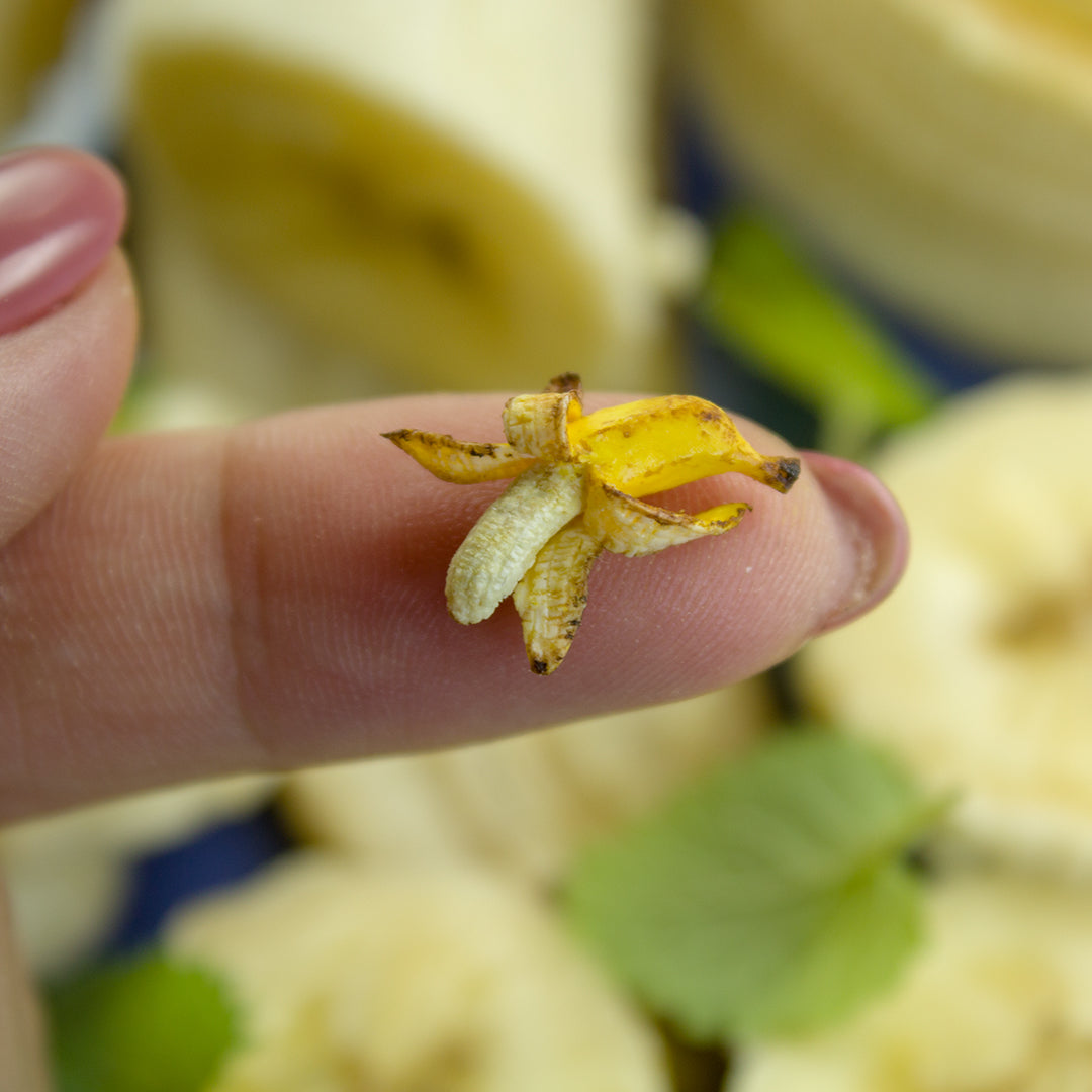 TUTORIAL Miniature banana cane with polymer clay for 1:12 scale dollhouse | PDF + video