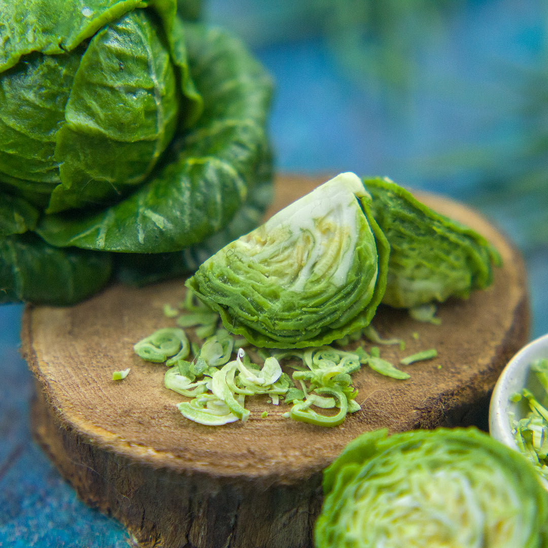 TUTORIAL Miniature cabbage cane with polymer clay | PDF + video