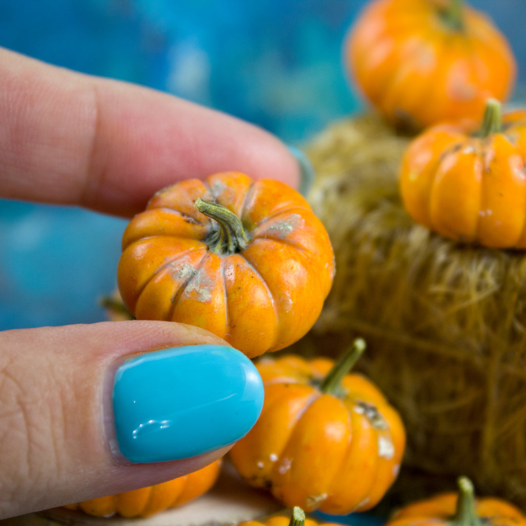 TUTORIAL Miniature dirty pumpkins with polymer clay | PDF + video