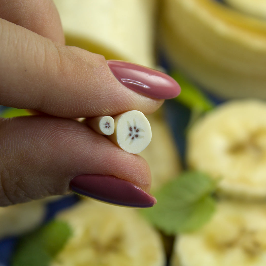 TUTORIAL Miniature banana cane with polymer clay for 1:12 scale dollhouse | PDF + video