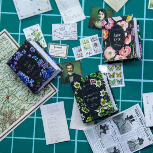 TEMPLATE 3 miniature books for dollhouse decoration part 1 | PDF