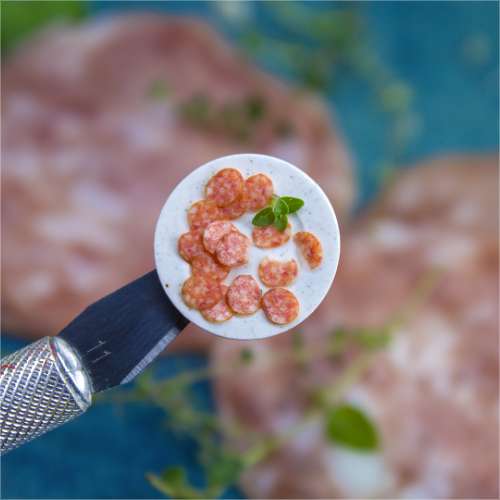 TUTORIAL Miniature salami cane with polymer clay | PDF + video