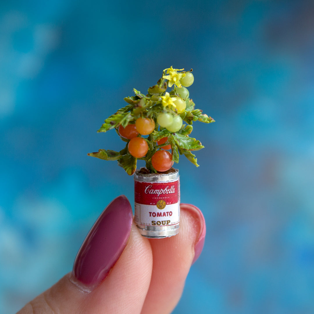 TUTORIAL Miniature tomato plant with polymer clay | PDF + video