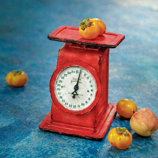 FREE TEMPLATE 8pcs Miniature kitchen scales for 1:12 scale dollhouse | PDF - Rina Vellichor
