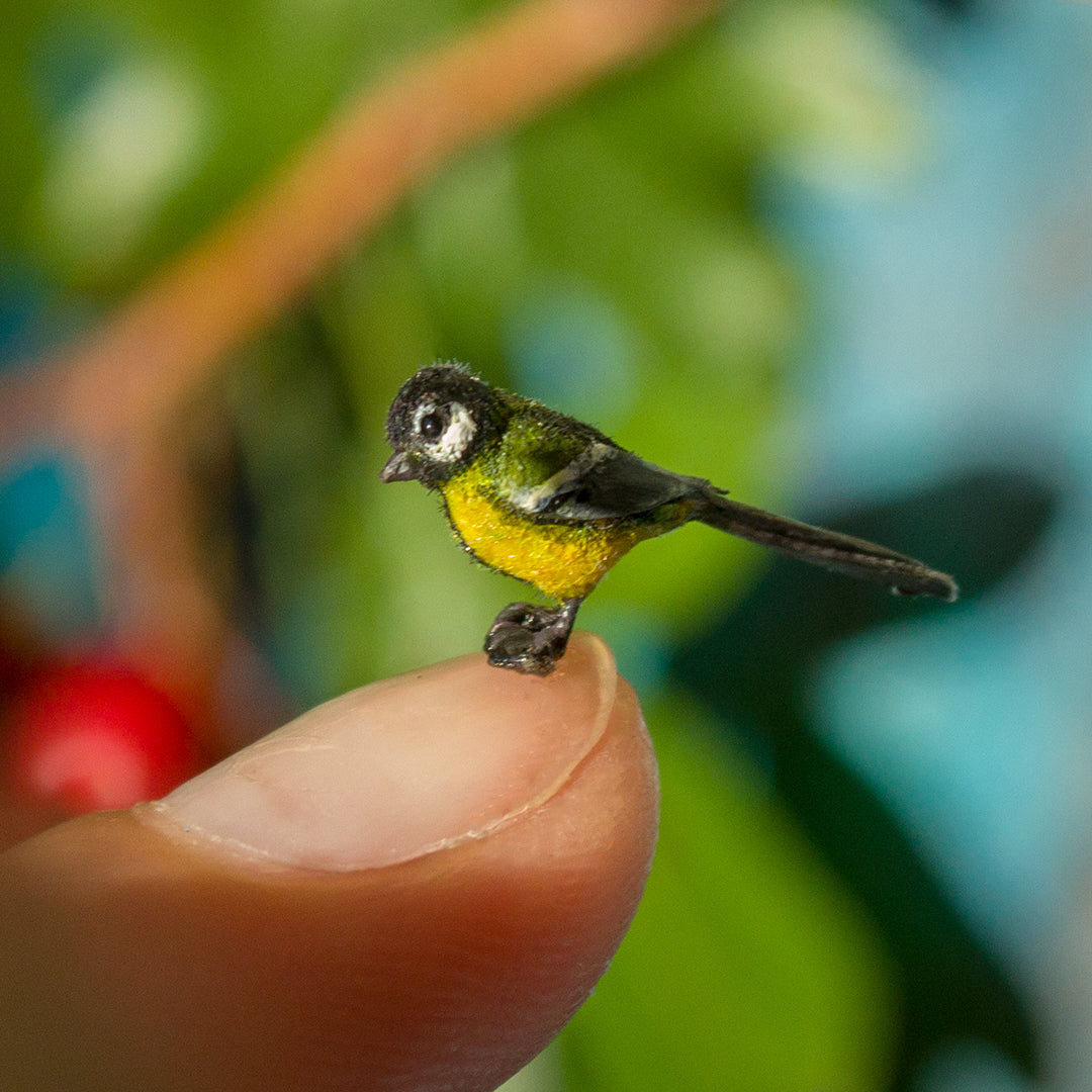 TUTORIAL Miniature titmouse made of polymer clay 1:12 scale dollhouse | PDF + video