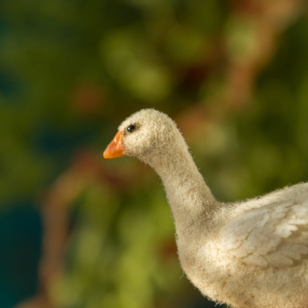 Miniature goose for dollhouse in 1:12 scale - Rina Vellichor
