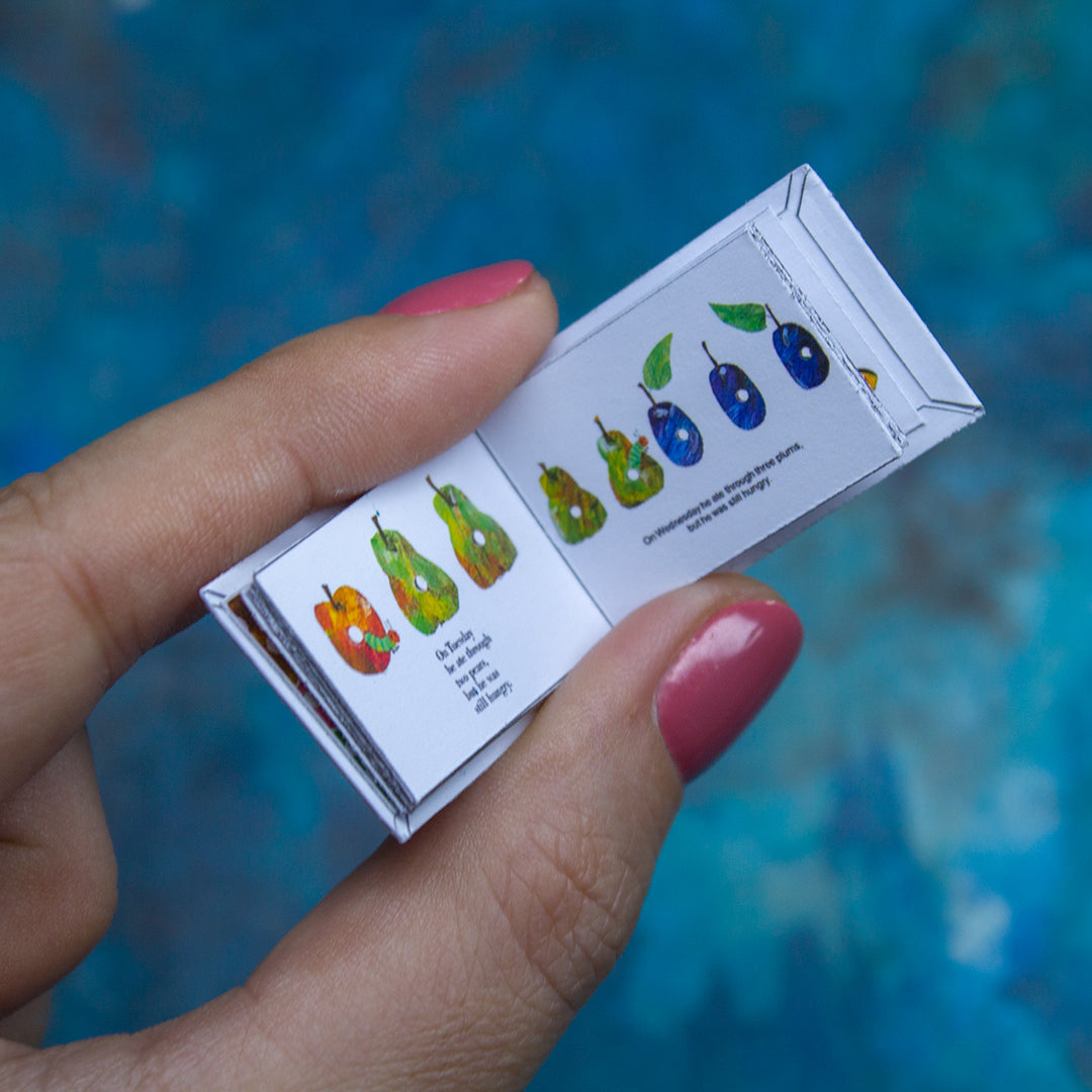 TEMPLATE Miniature book about a hungry caterpillar | PDF