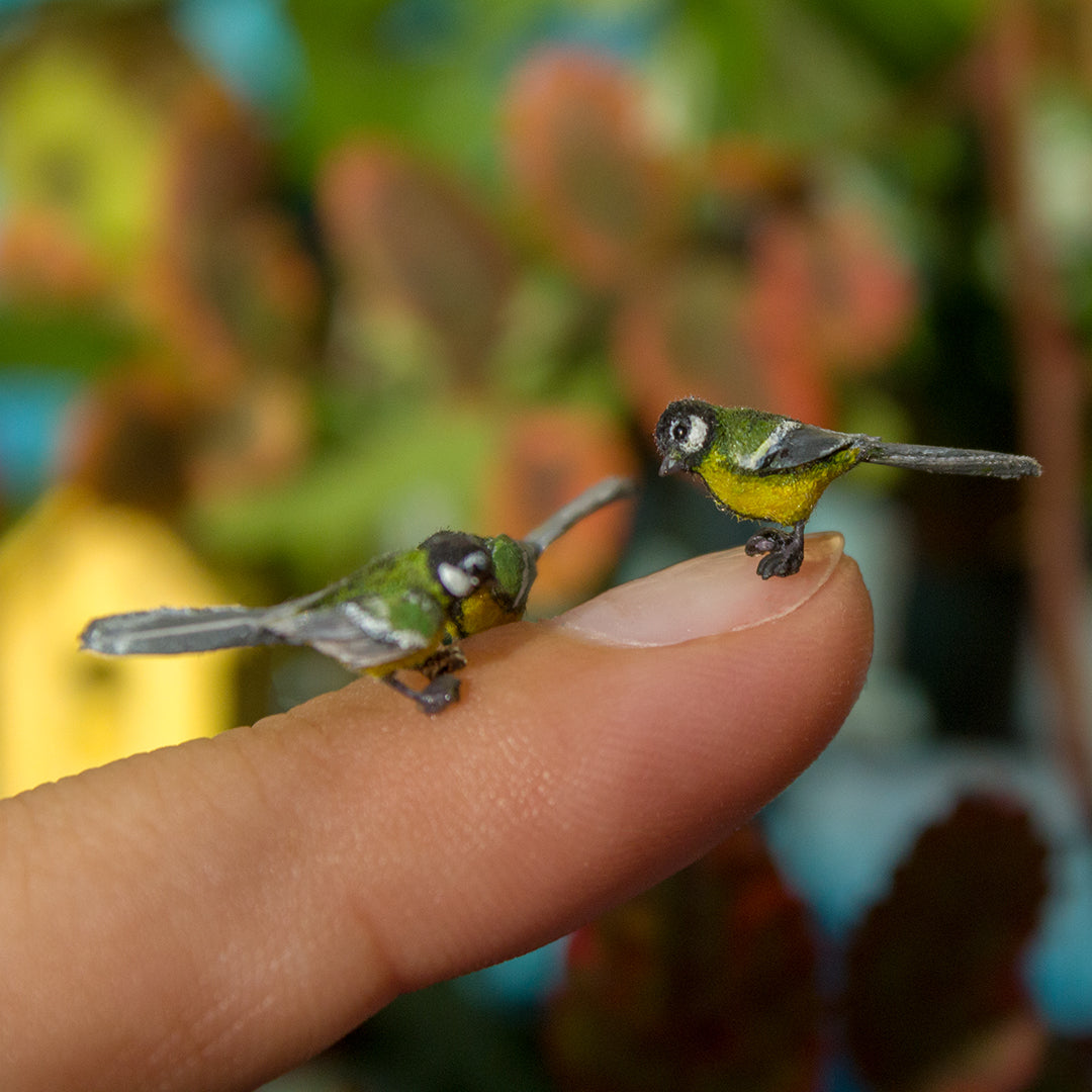TUTORIAL Miniature titmouse made of polymer clay 1:12 scale dollhouse | PDF + video