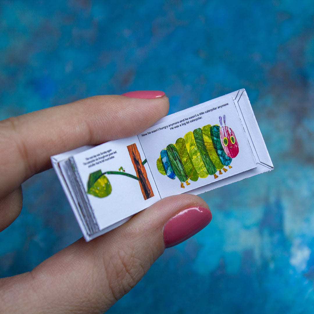 TEMPLATE Miniature book about a hungry caterpillar | PDF