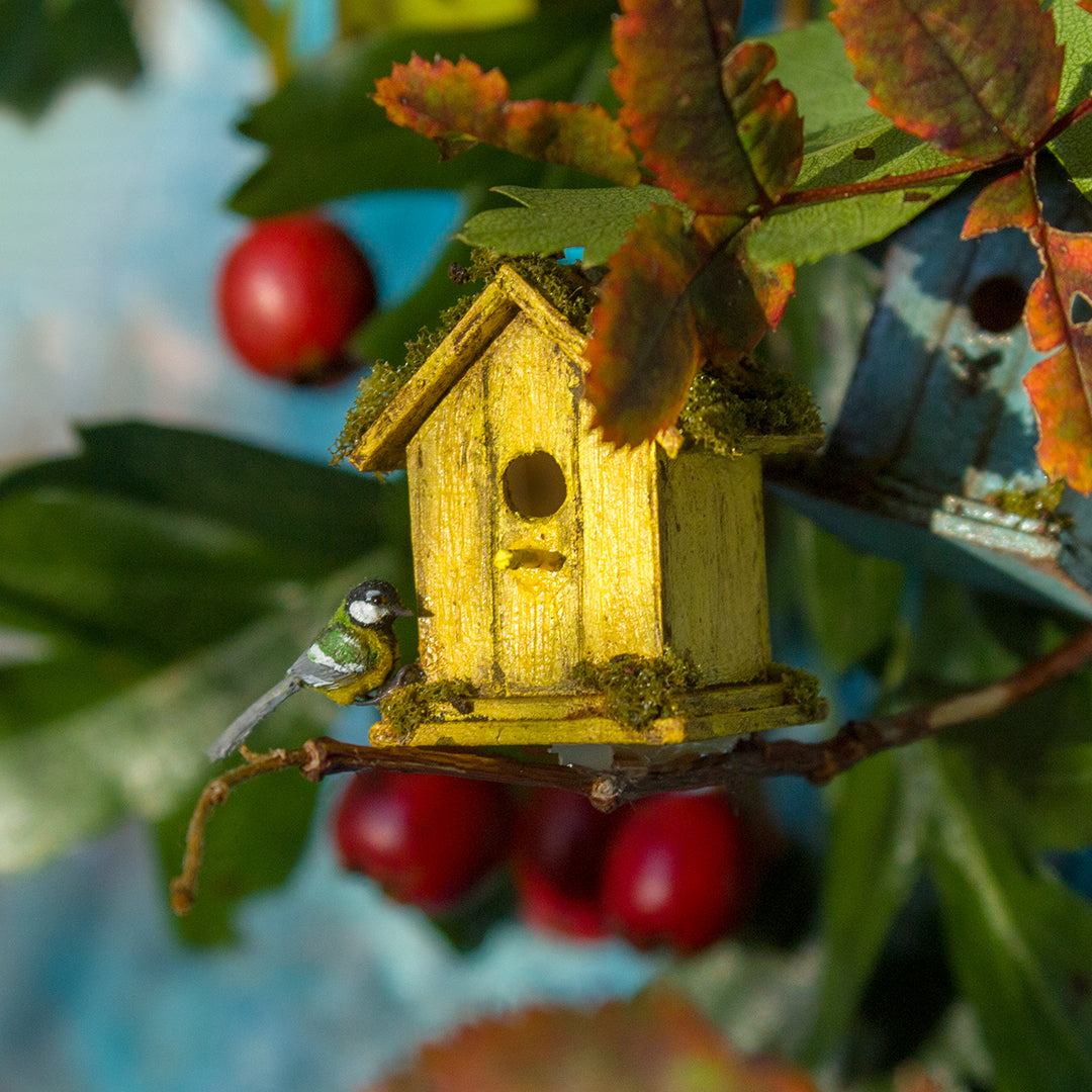 TUTORIAL Miniature titmouse made of polymer clay 1:12 scale dollhouse | PDF + video