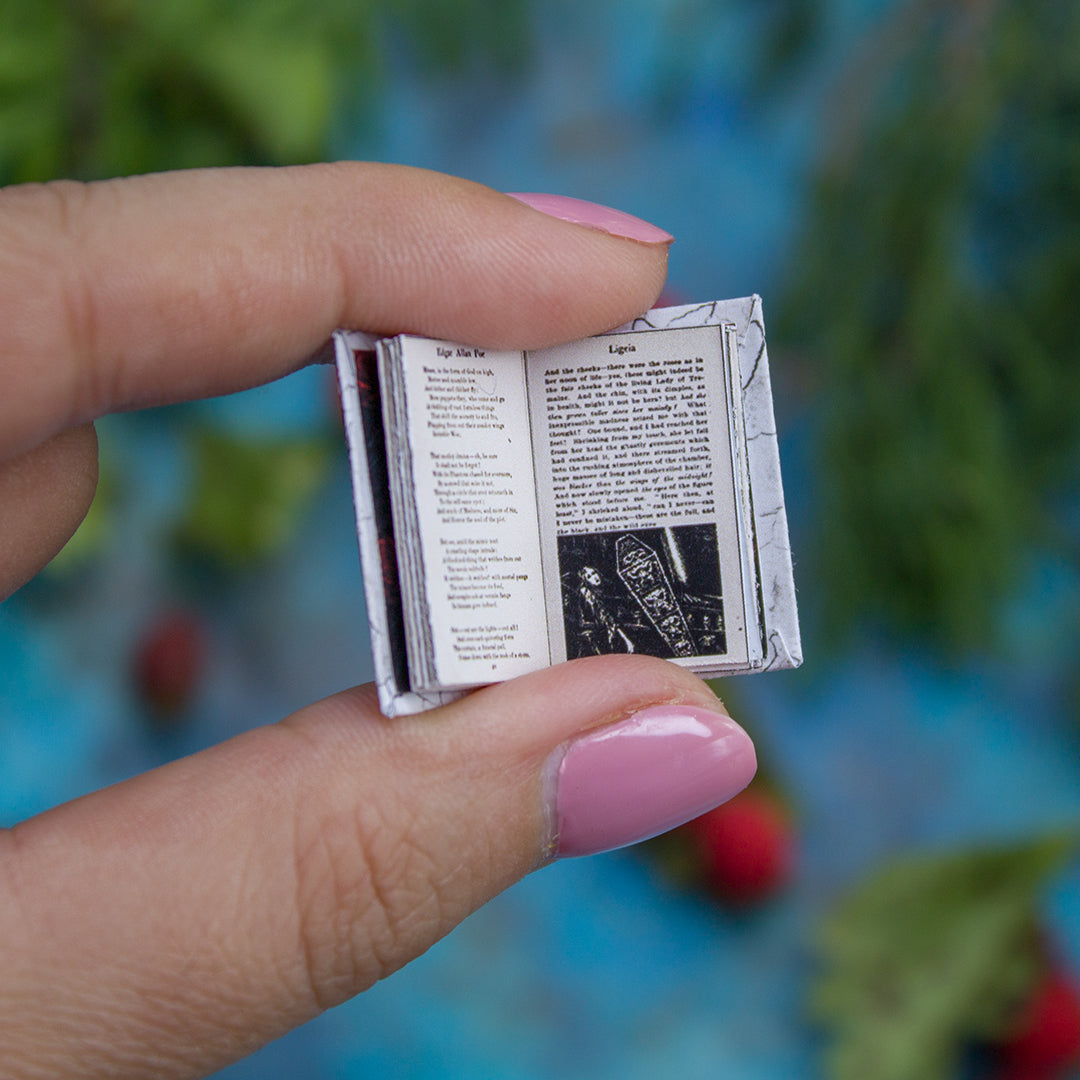 TEMPLATE Set of 4 miniature gothic books | PDF