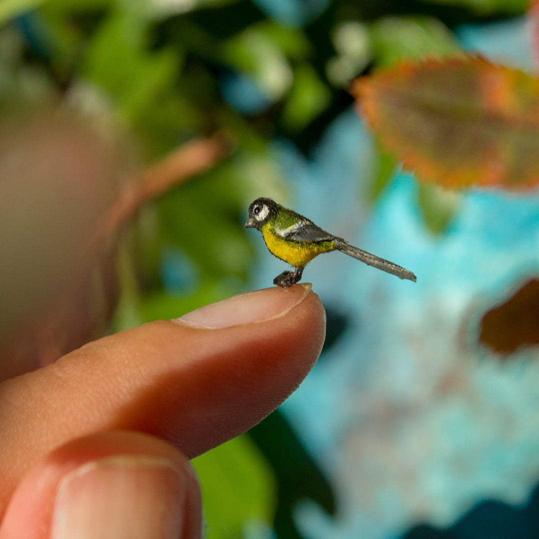 TUTORIAL Miniature titmouse made of polymer clay 1:12 scale dollhouse | PDF + video