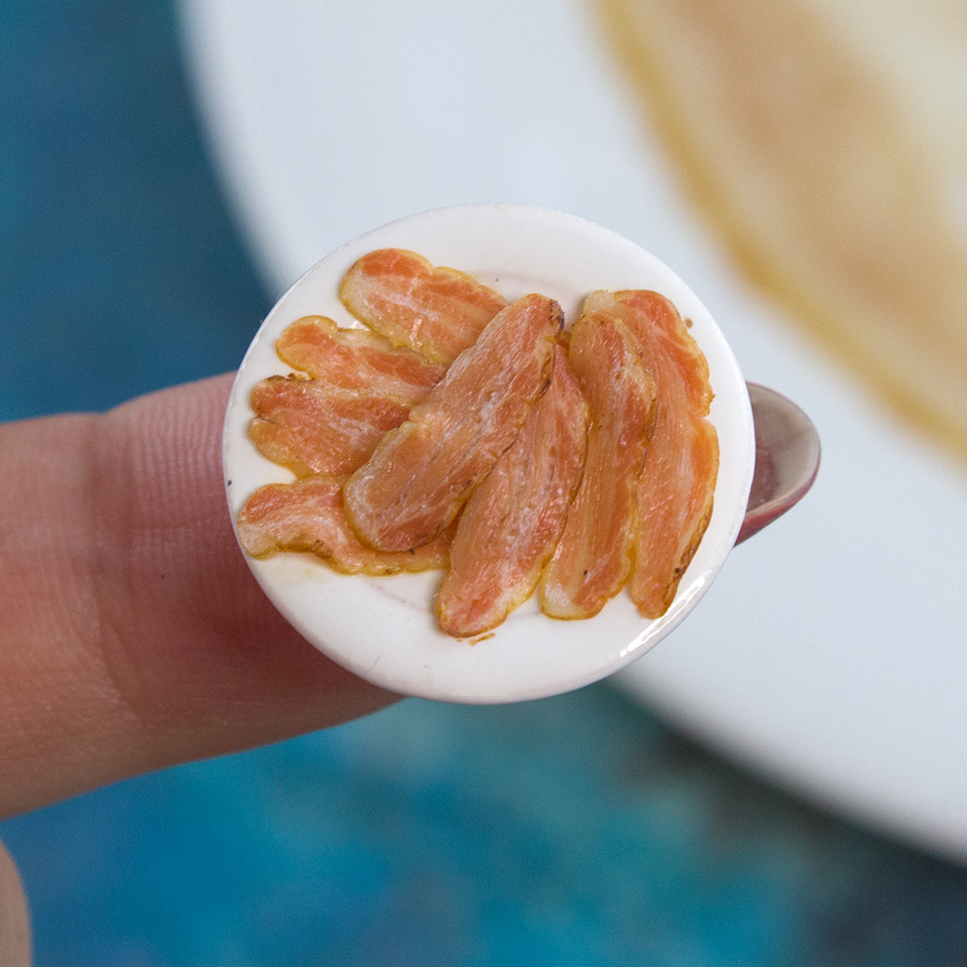 TUTORIAL Miniature raw bacon cane with polymer clay | PDF + video