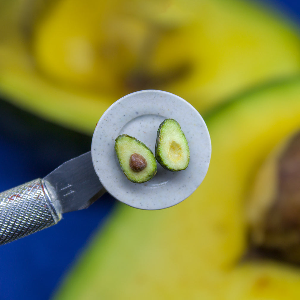 TUTORIAL Miniature avocado with polymer clay | PDF + video