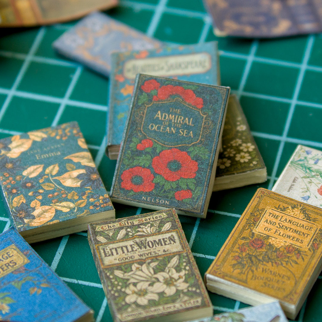 TEMPLATE 56pcs Miniature book covers on A4 sheet | PDF - Rina Vellichor