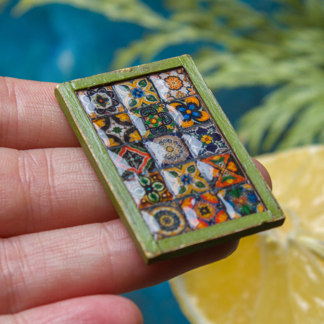 TEMPLATE Miniature ceramic tile sheet in 1:12 scale | PDF