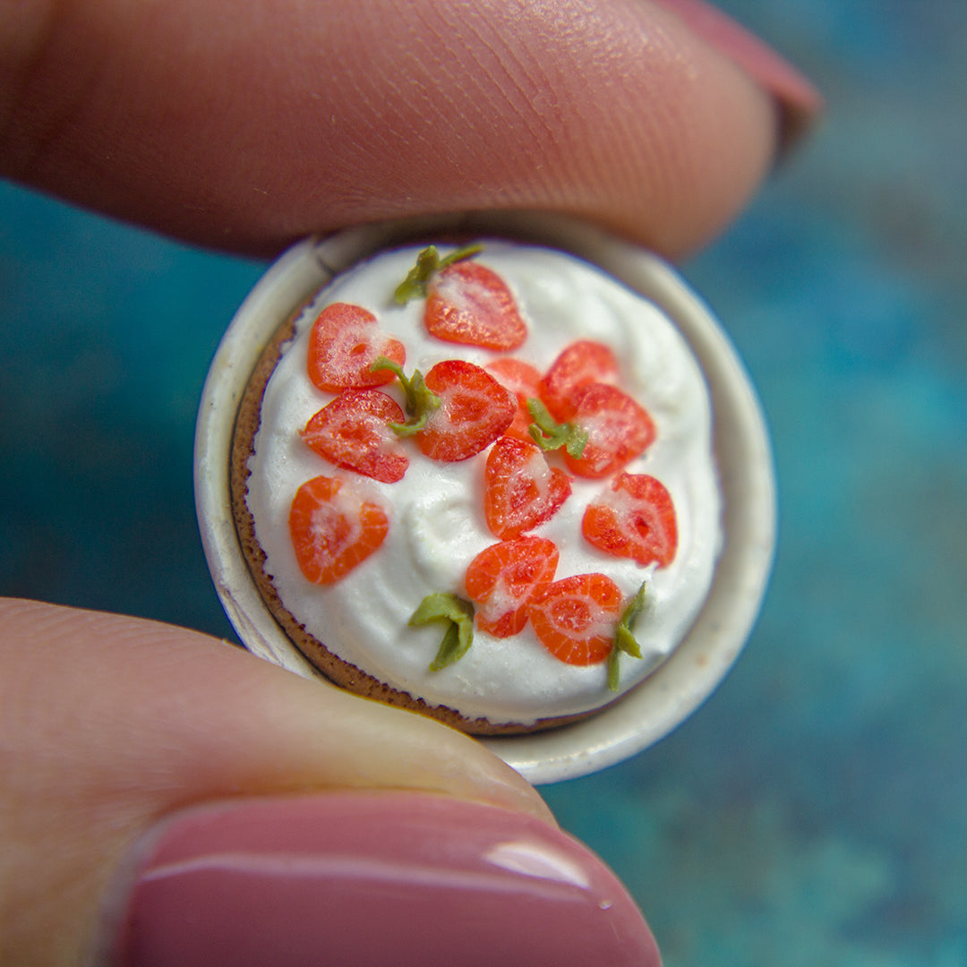 TUTORIAL Miniature strawberry cane with polymer clay | PDF + video