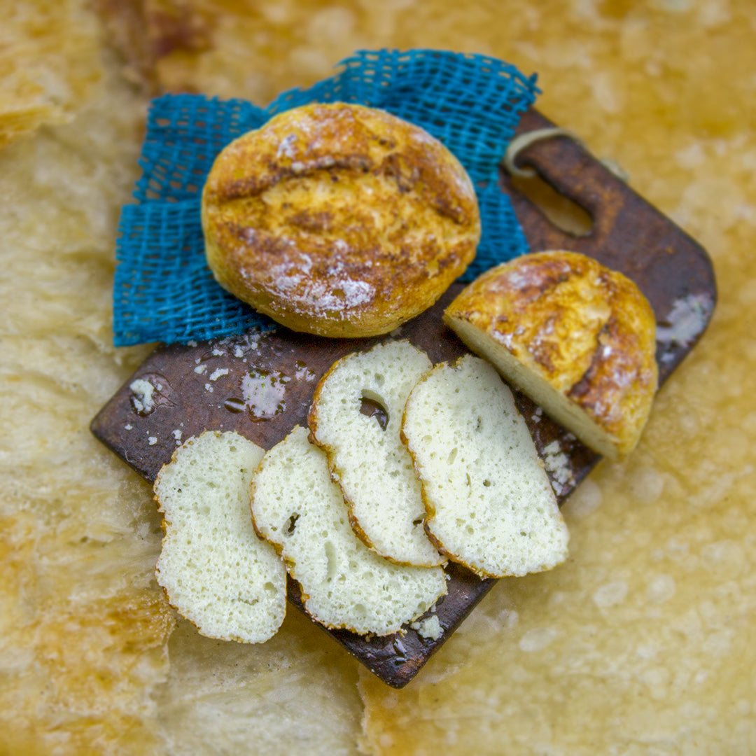 TUTORIAL Miniature bread with polymer clay | PDF + video