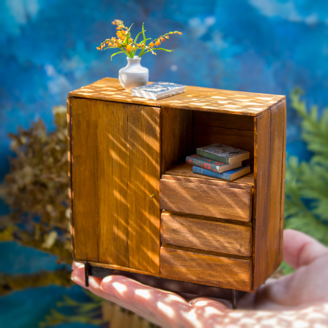 TEMPLATE Miniature cabinet inspired by IKEA Radmanso in 1:12 scale | PDF - Rina Vellichor