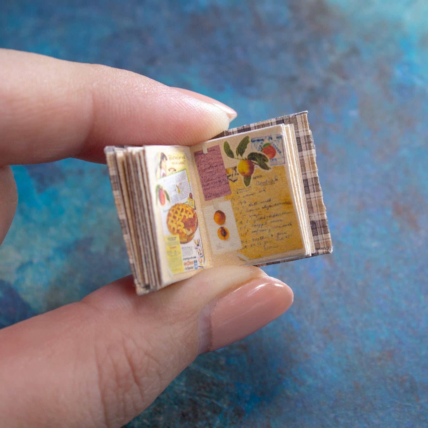 TEMPLATE Miniature retro recipe book | PDF