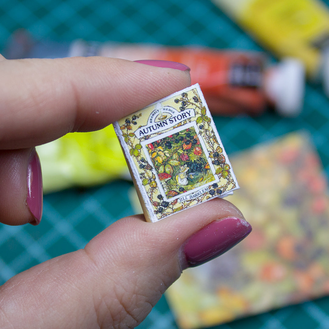 TEMPLATE 4 Miniature Brаmbly Hedgе books on 1 page | PDF